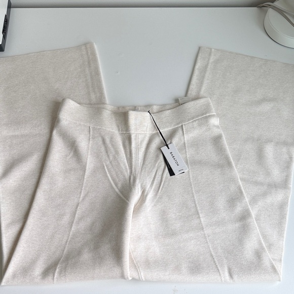 Babaton Pants - Souvenir Pant Babaton Cream Wide-Leg sweater Pants M